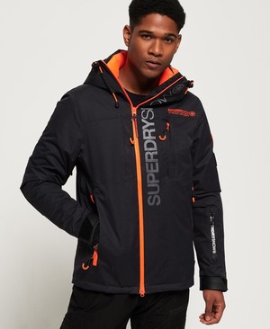 Superdry Super SD Multi Férfi Kabát Fekete | CTMNJ2517